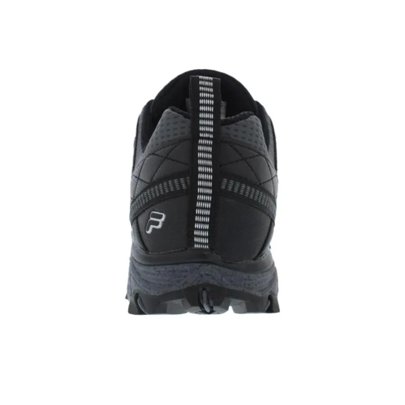 FILA Anti Slip Wear Resistant Low Top Trail Running Running Shoes Men's Black-4