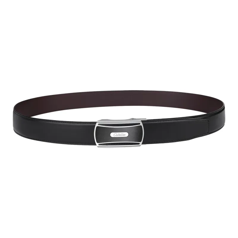 CATELLES Top Grain Cow Leather Leather Belts Men's 3.5cm-3