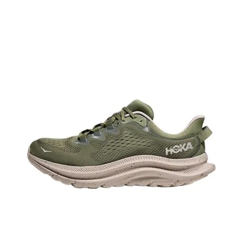 HOKA ONE ONE KAWANA 2 Anti Slip Wear Resistant Low Top Marathon Long Distance Running Shoes Men's Green