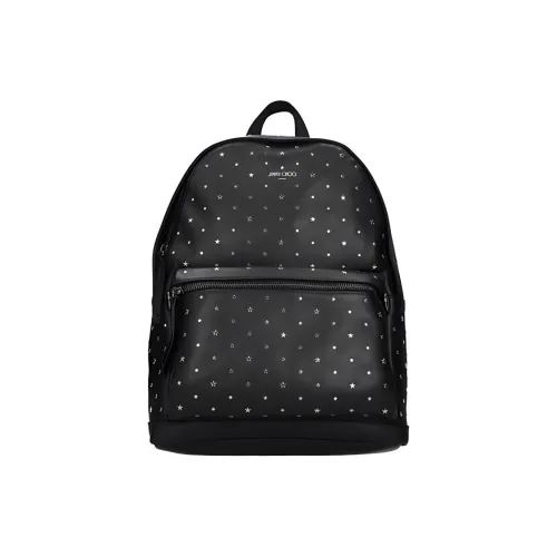 Jimmy Choo Leather Backpack Regular Black