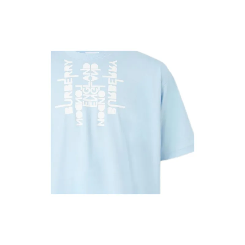 Burberry Logo Print Oversized T Shirt-3