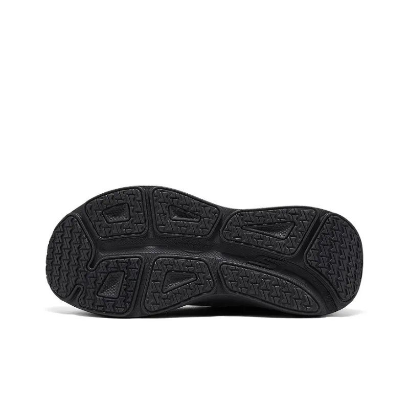 Skechers MEN'S GO Cushioning Low Top Running Shoes Men's Black-4