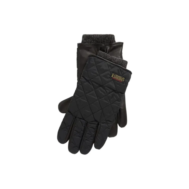 Ralph Lauren Lambskin Gloves Unisex Black-0