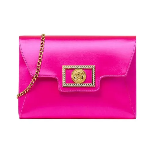FANSIZHE La Medusa Silk Envelope Bag, One Shoulder Crossbody, Clutch Mini Women's Pink