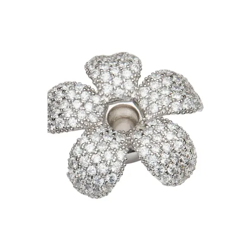 LOEWE 925 Sterling Silver Artificial Crystal Pendants Unisex Silver