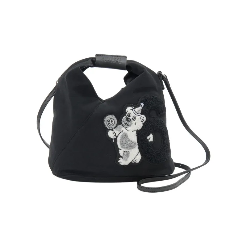 MM6 Maison Margiela Logo-Patch Shoulder Bag-1