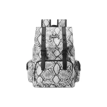 GLORY&CO PVC Backpack Regular Unisex Gray White