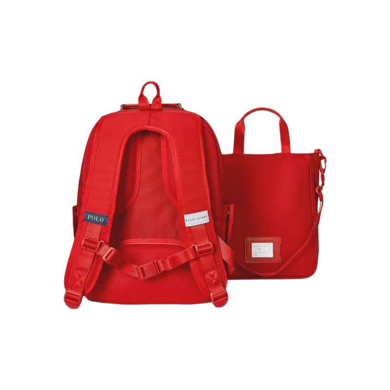 Ralph Lauren Nylon Backpack Combo Set Kids' Red-2