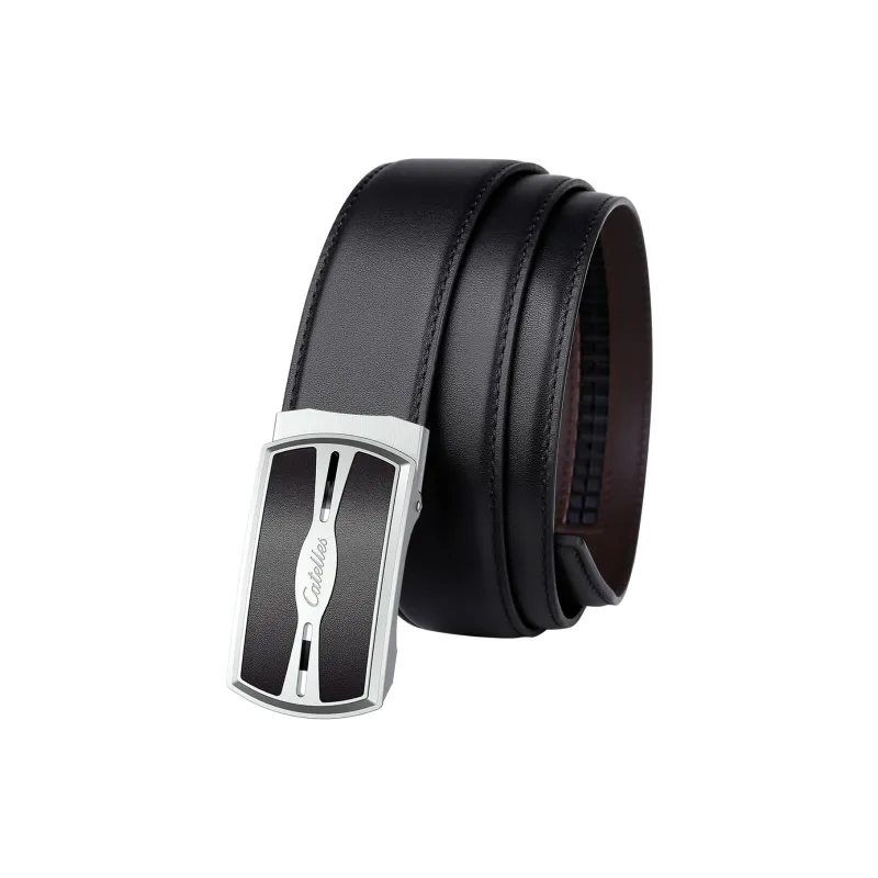 CATELLES Top Grain Cow Leather Leather Belts Men's 3.5cm-2