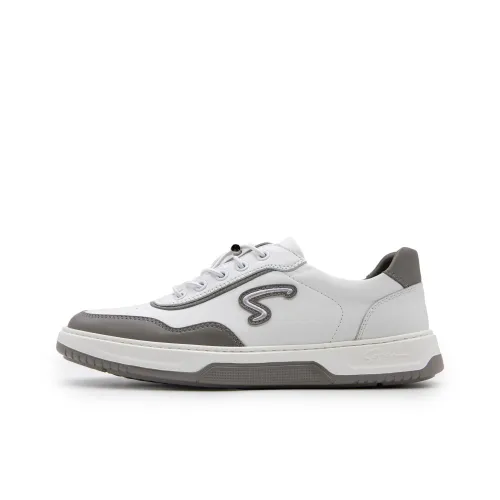 Satchi Low Top Skateboard Shoes Men's White