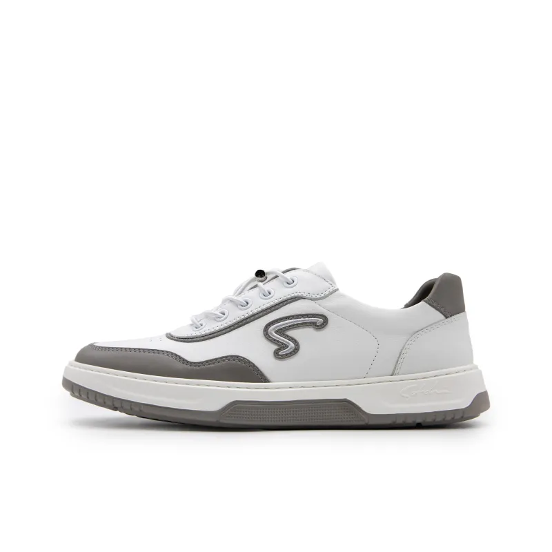 Satchi Low-Top Skateboard Shoes Men's White-0
