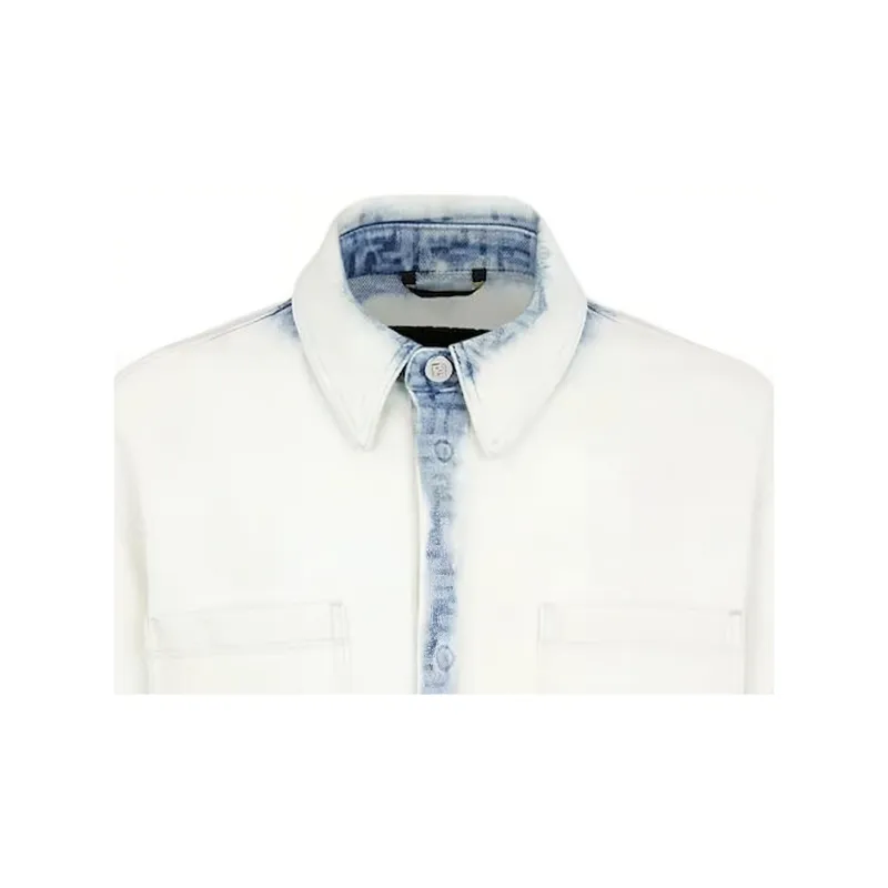 FENDI SS24 Denim Jacket Men's White-4