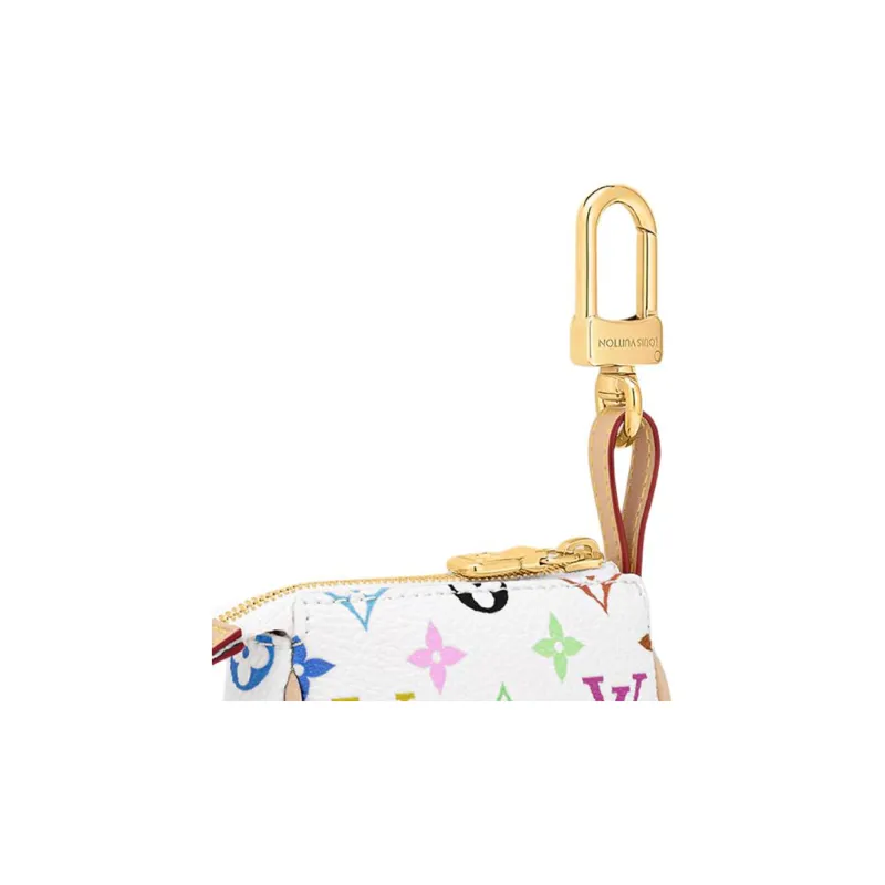 LOUIS VUITTON X Takashi Murakami Micro Pochette Monogram Multicolor White Multicolored-4