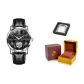 Black Leather Jet Black Dial[Box Limited Edition]