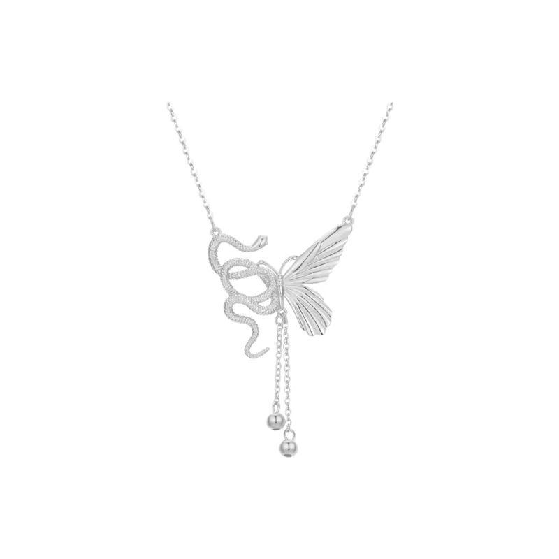 CHINA GOLD S 999 Fine Silver Necklaces Women's-3