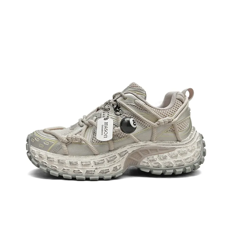 Masongarments Cushioned Wear-Resistant Breathable Lightweight Height Increasing Low-Top Chunky Sneakers Men's-10