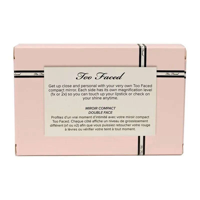 Too Faced Double-Sided Make-Up Mirrors Portable 1 Pack-2