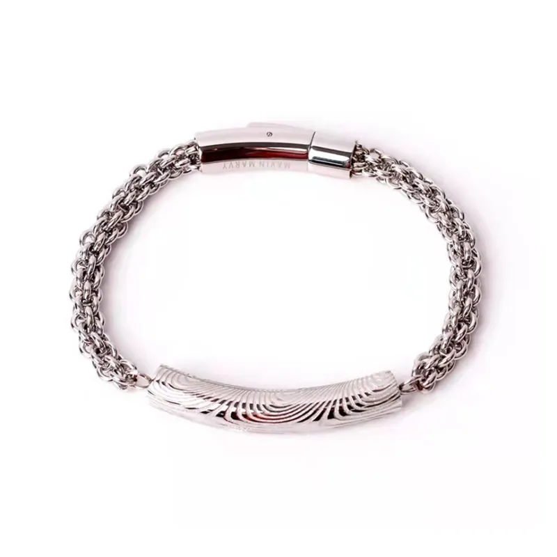 MAVIN MARVY Damascus Steel Bracelets Unisex-0