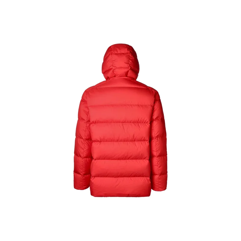 Lululemon Wunder Puff Series Down Jacket Men's Dark Red/Outer Drifting Red Mixed Color-1