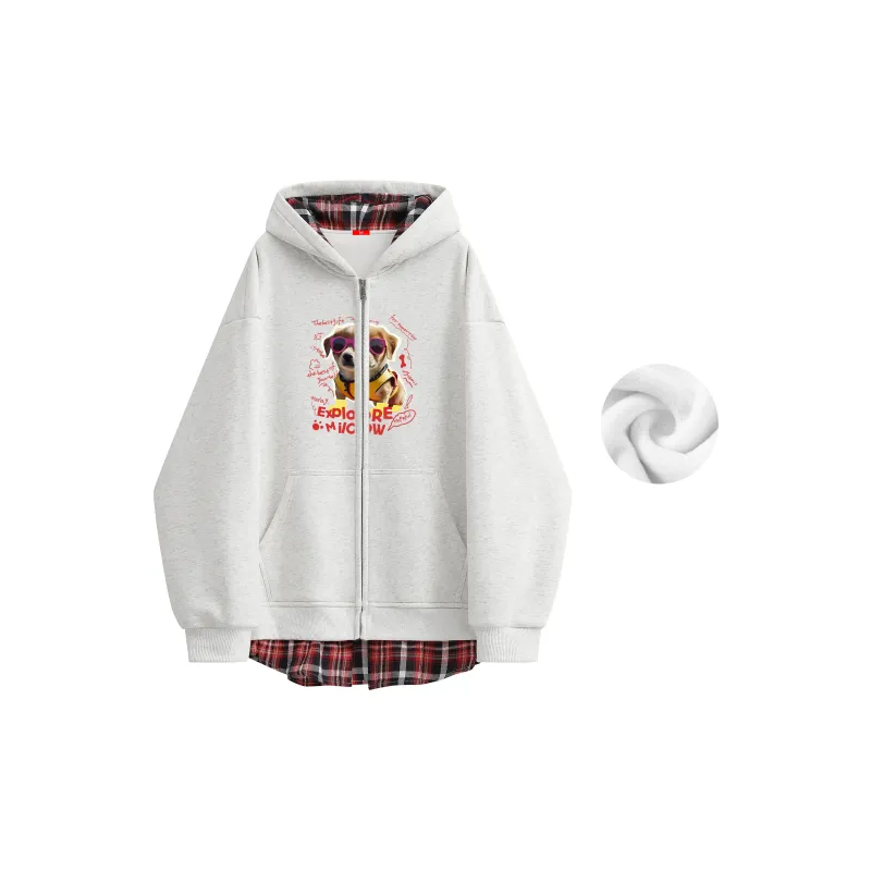 MIIOW Trend Party Series Sweatshirt Unisex Black-14