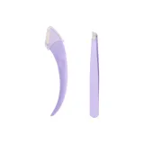 Curved Eyebrow Razors+Angle Clip[Purple 1 Set]