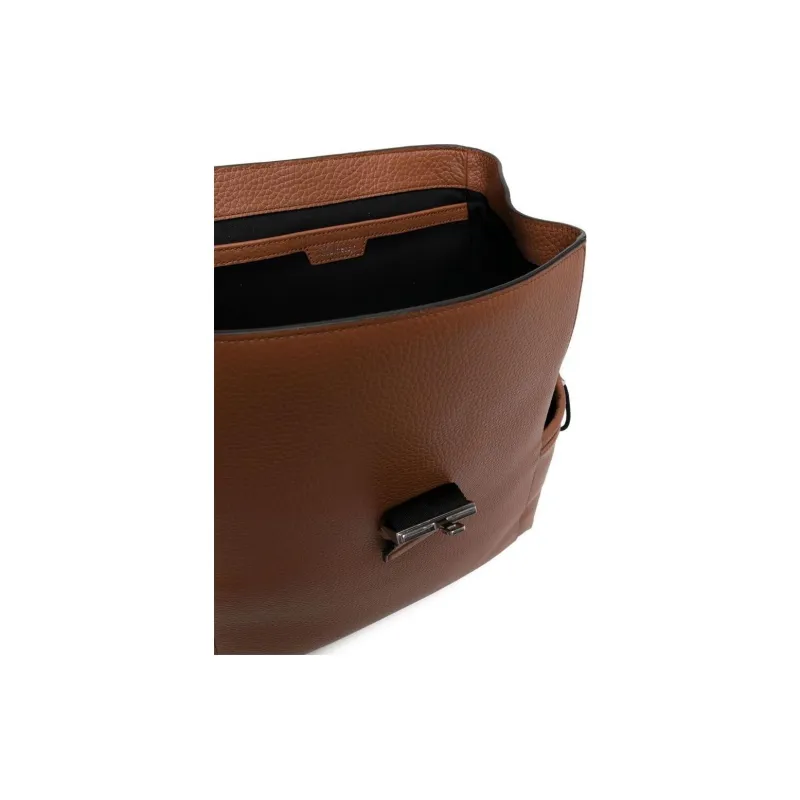 Mulberry Grained Leather Backpack Regular Men's Chestnut-2
