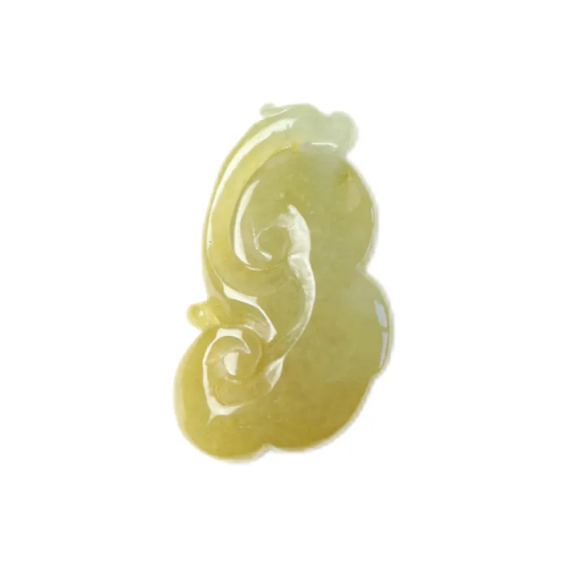 South Asia Bean Type Jadeite Pendants Unisex-0