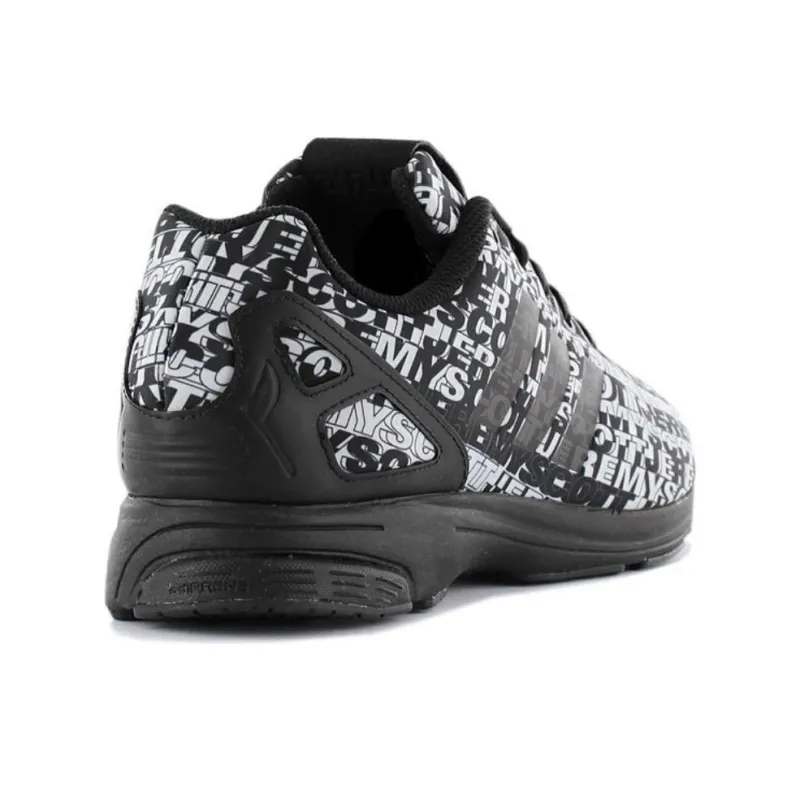 Adidas Jeremy Scott X Zx Flux 'Tech Logo Black'-4