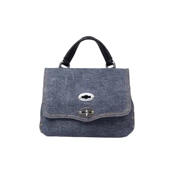 Zanellato Postina Fabric Shoulder Bag, Crossbody Bag, Handbag Women's Blue