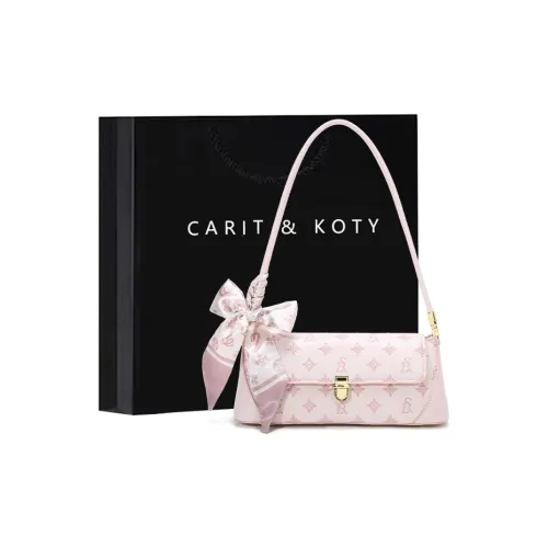 Carit&Koty Polyurethane Shoulder Bag Regular Women
s Pink