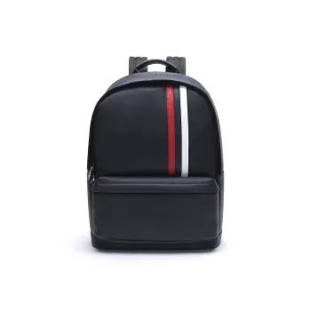 ELLE HOMME Cow Leather Backpack Regular Men's Dark Blue