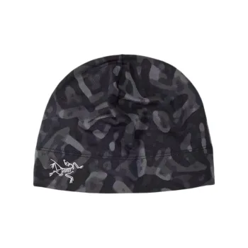 Arcteryx Fabric Velvet Brushed Polyester Elastane Beanies Unisex Black