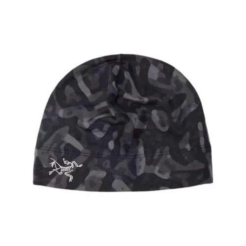 Arcteryx Fabric Velvet Brushed Polyester Elastane Beanies Unisex Black
