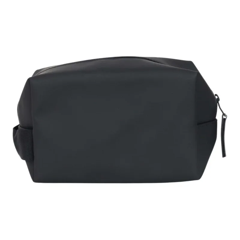 Rains Polyurethane Toiletry Bag Small Size Unisex Black-3