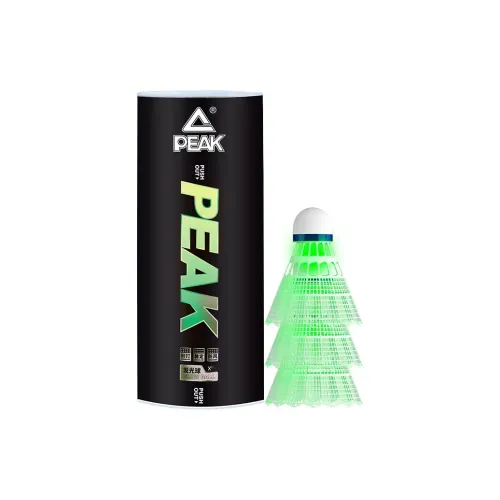 PEAK Nylon Shuttlecock 6 Pack Nylon Indoor Outdoor Night Use Night Training Everyday Entertainment Shuttlecocks
