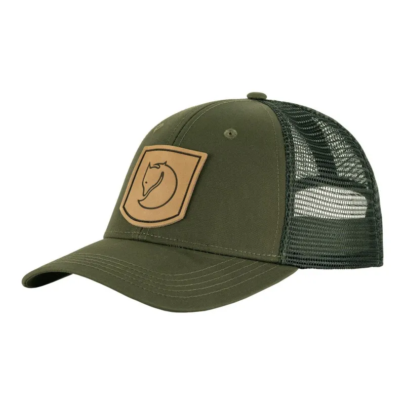 Fjallraven Polyester Organic Cotton Recycled Polyester Baseball Caps Unisex Green/Gray-0