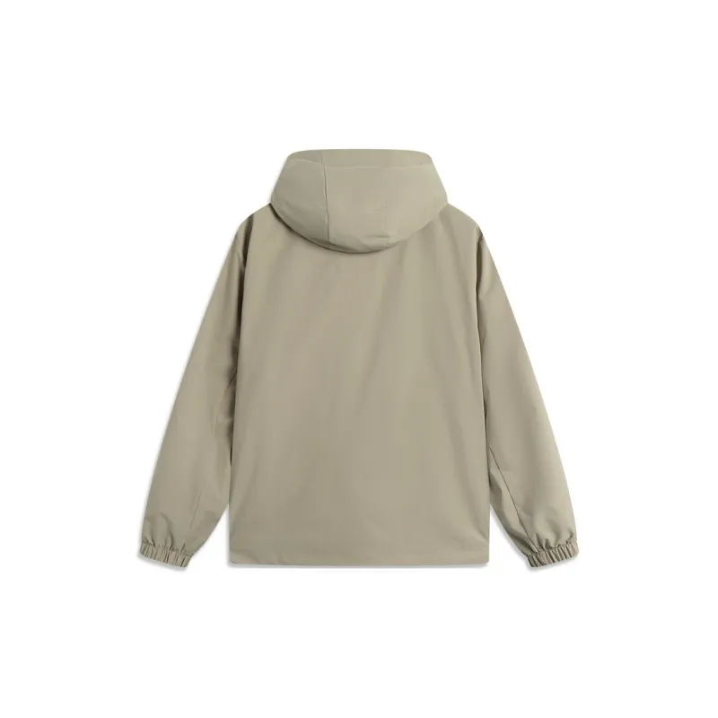 LiNing Sports Trend Series Trench Coat Men's Coffee Foam Taupe-1