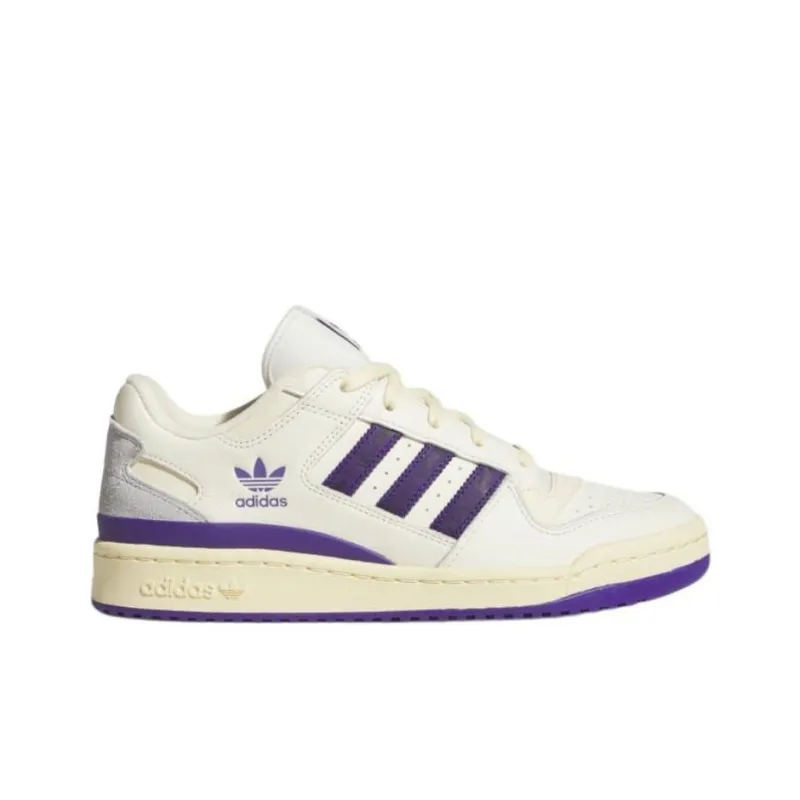 Adidas Forum Low Cl Cream White Collegiate Purple Warm Vanilla-1