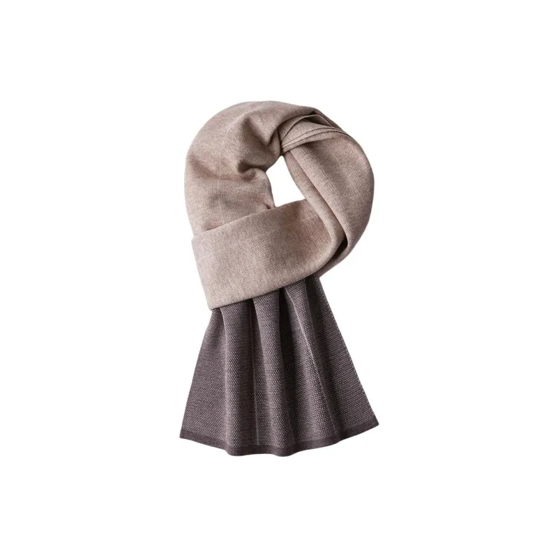 Red bean Knit Scarves Men-13