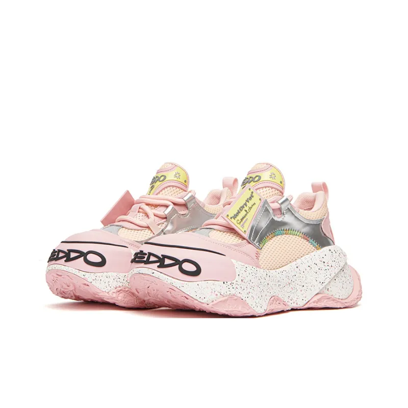 KEDDO Paint Unset 2nd Generation Height Increasing Breathable Low-Top Casual Shoes Women's-2
