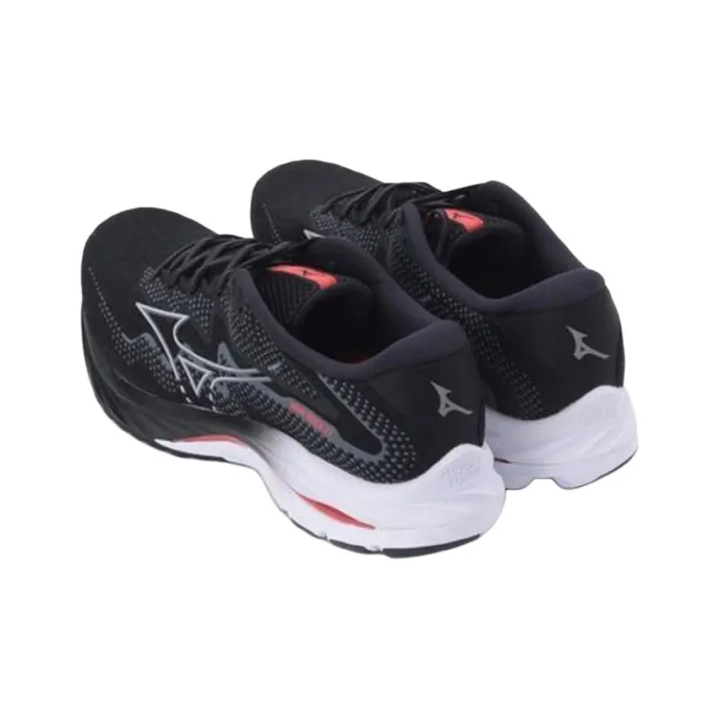 Mizuno Wave Rider 27 Super Wide 'Black Nickel Cayenne'-3