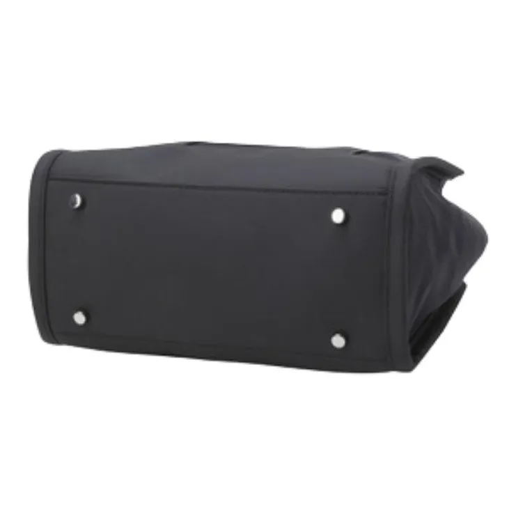 DESCENTE Nylon Tote Bag, Shopping Bag, Shoulder Bag, Crossbody Bag, Handbag Mini Women's Black-3