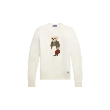 Ralph Lauren Purple Label Polo Bear embroidery Jumper