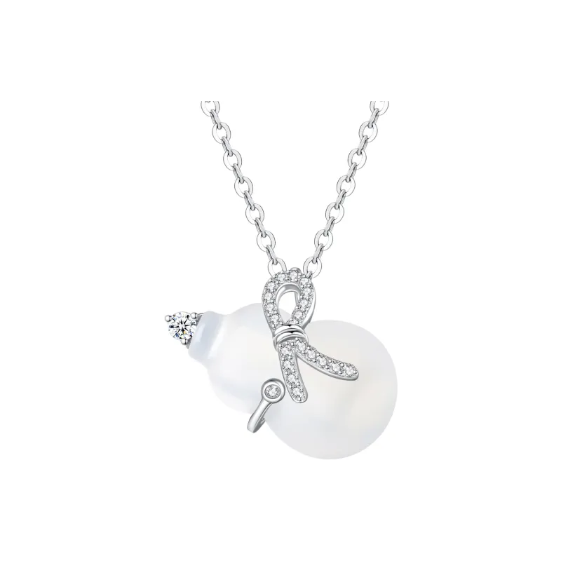 CLARKIA FLOWER Chalcedony Necklaces Women's-0