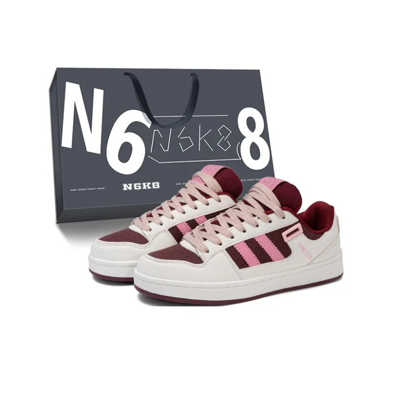 N6K8 Non-slip Lightweight Low-Top Skateboard Shoes Unisex-18