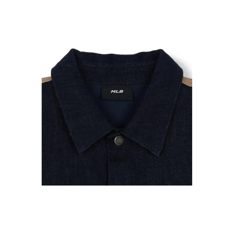 MLB Boston Red Sox Dia Monogram Shirt Unisex Dark Marine Blue-3
