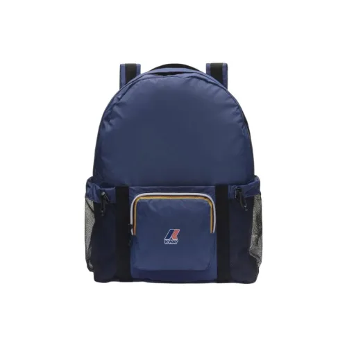 K WAY Nylon Backpack Men's Dark Blue