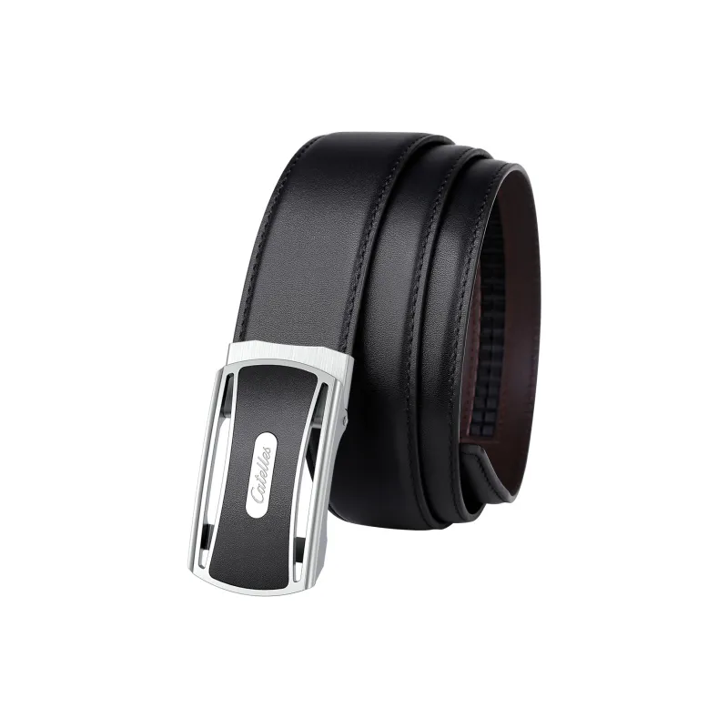 CATELLES Top Grain Cow Leather Leather Belts Men's 3.5cm-1