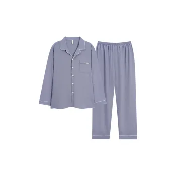 XIAFENYAN Pajama Set Unisex Blue