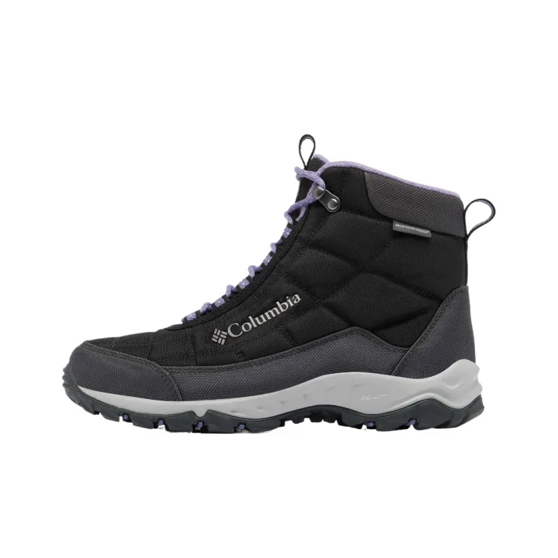 Columbia Firecamp Warm Crew Outdoor Boots Women's Black Purple-0